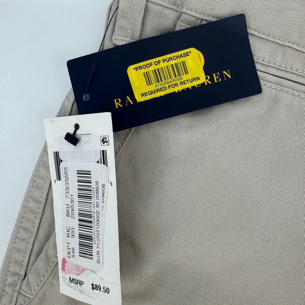 Polo Ralph Lauren Shorts Mens 30 Tan Relaxed Fit 10